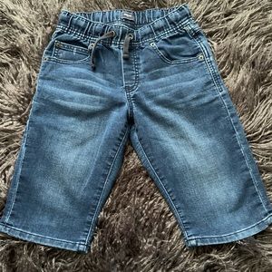 Boys Large denim shorts with draw string